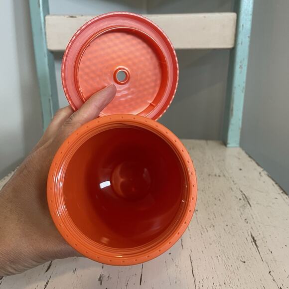 Starbucks Pearl Bling Fall Orange Studded Venti Tumbler Cup Glossy No Straw - Picture 6 of 6